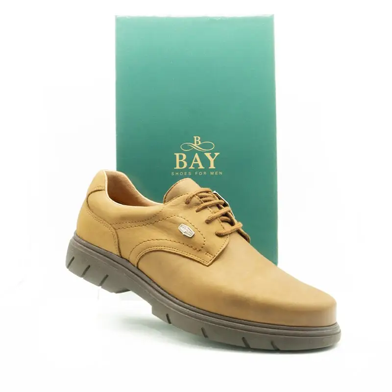Zapatos Derby impermeables e hidrofugados. Modelo c510 color Marrón. Zapatos BAY Mallorca.