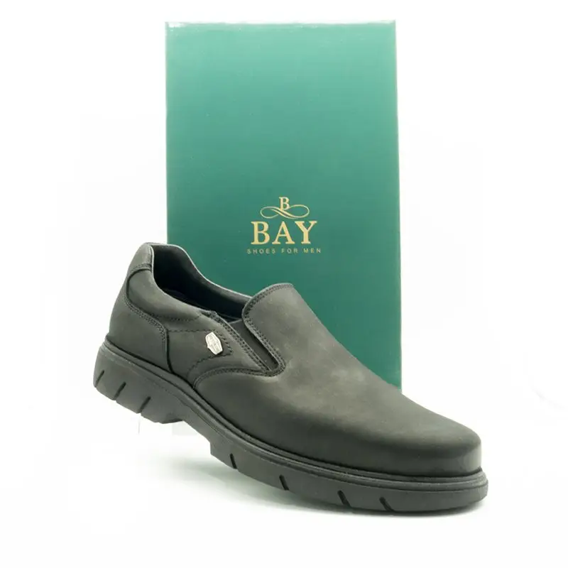 Mocasín impermeables e hidrofugados. Modelo c511 color Negro. Zapatos BAY Mallorca.