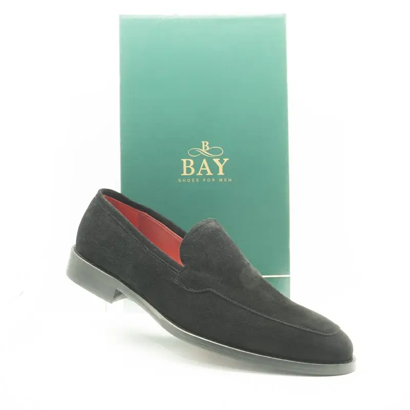 Manoletina acaba de ante, impermeable, hidrofugado y termosellado. Zapatos BAY, modelo 20069.